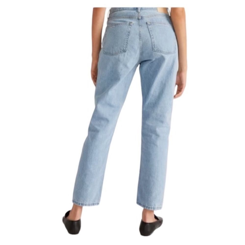 New Everlane The 90’s Cheeky Jean Light Wash Button Fly Size 33 Ankle - Picture 6 of 6